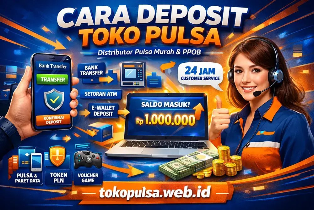 Panduan deposit saldo Toko Pulsa cepat & aman