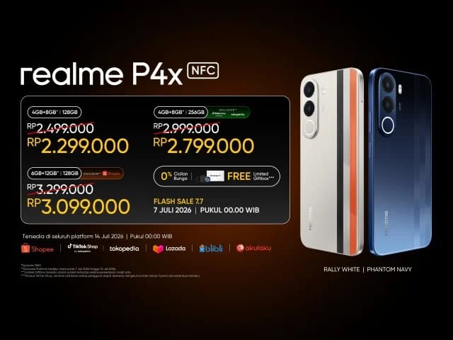 Realme P4 Series Meluncur di Indonesia: HP Gaming dengan Baterai 8000mAh Termurah!
